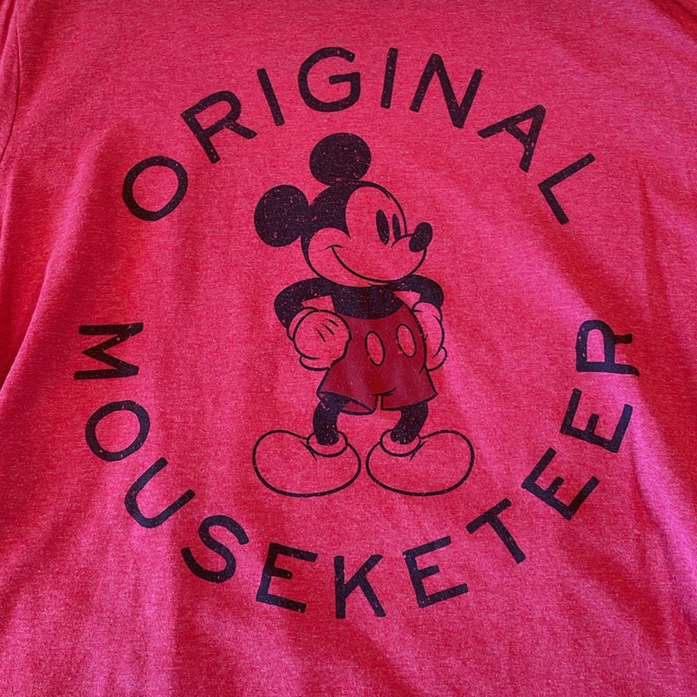 3/$15 🔴 Men’s Disney Store Mickey Mouse Original Mouseketeer shirt Size Large - Picture 3 of 4